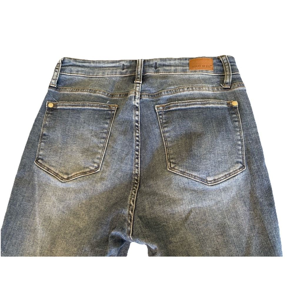 Judy Blue Skinny Fit Capri Blue Jeans Size 5/27 JB78101 - Picture 7 of 7